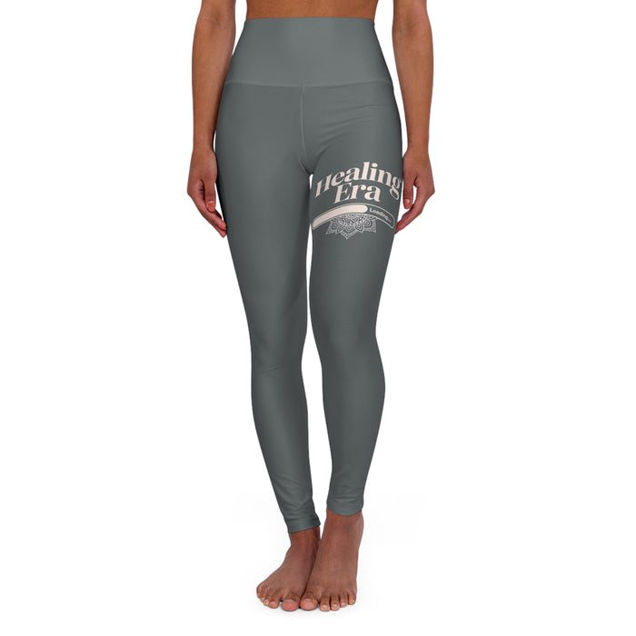 High Waisted Yoga Leggings (AOP)