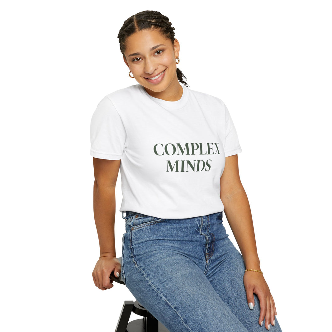 T-Shirt — "Complex Minds" Minimalist Graphic Tee