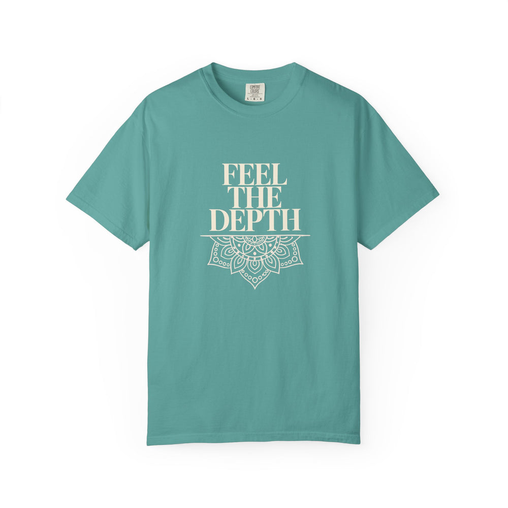 Feel The Depth T-Shirt — Mandala Graphic Spiritual Yoga Tee