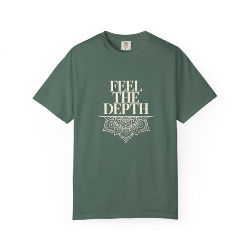 Feel The Depth T-Shirt — Mandala Graphic Spiritual Yoga Tee