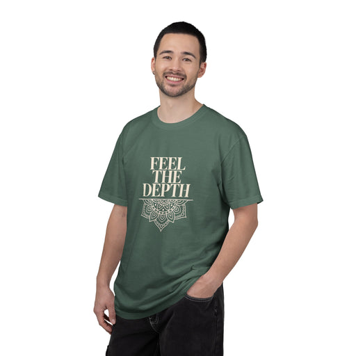 Feel The Depth T-Shirt — Mandala Graphic Spiritual Yoga Tee