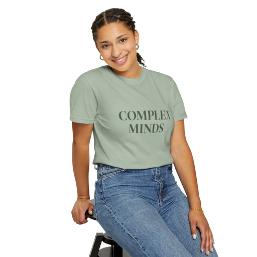 T-Shirt — "Complex Minds" Minimalist Graphic Tee