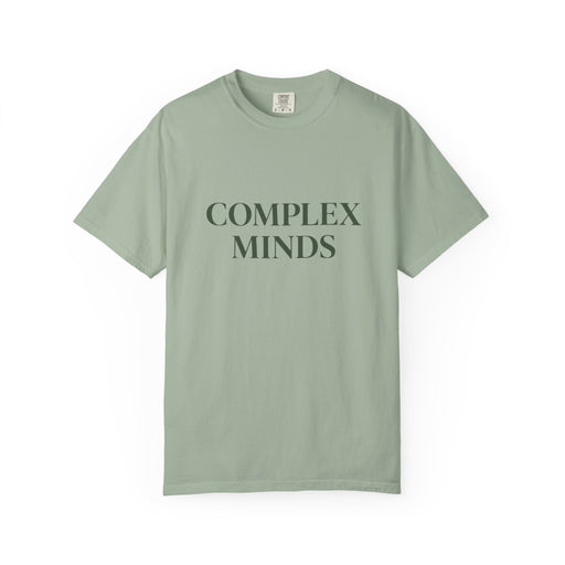 T-Shirt — "Complex Minds" Minimalist Graphic Tee