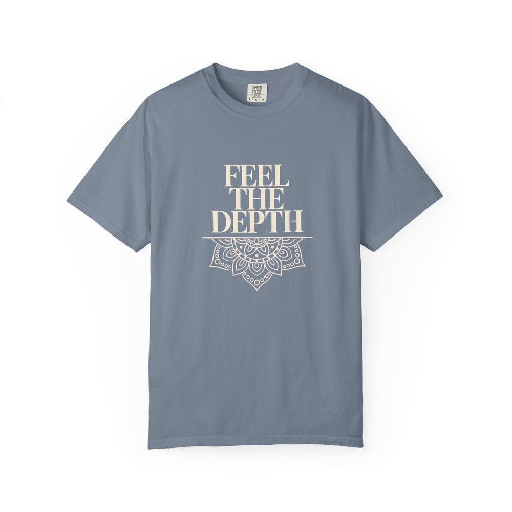 Feel The Depth T-Shirt — Mandala Graphic Spiritual Yoga Tee