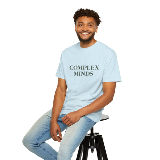 T-Shirt — "Complex Minds" Minimalist Graphic Tee