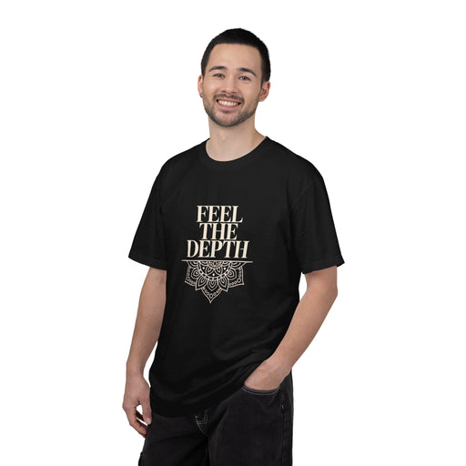 Feel The Depth T-Shirt — Mandala Graphic Spiritual Yoga Tee