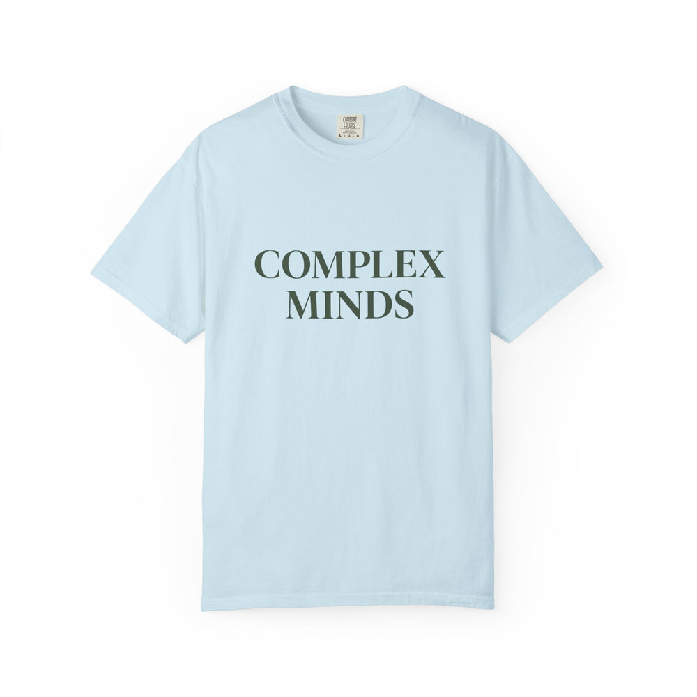 T-Shirt — "Complex Minds" Minimalist Graphic Tee