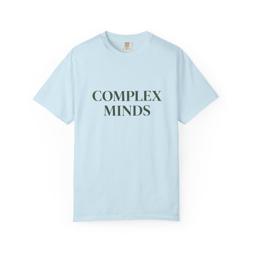 T-Shirt — "Complex Minds" Minimalist Graphic Tee