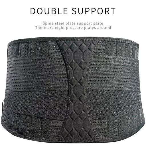 1PC  Double Full Back Lumbar Support Belt Waist Orthopedic Corset Spine Decompression Waist Trainer Back Pain Relief