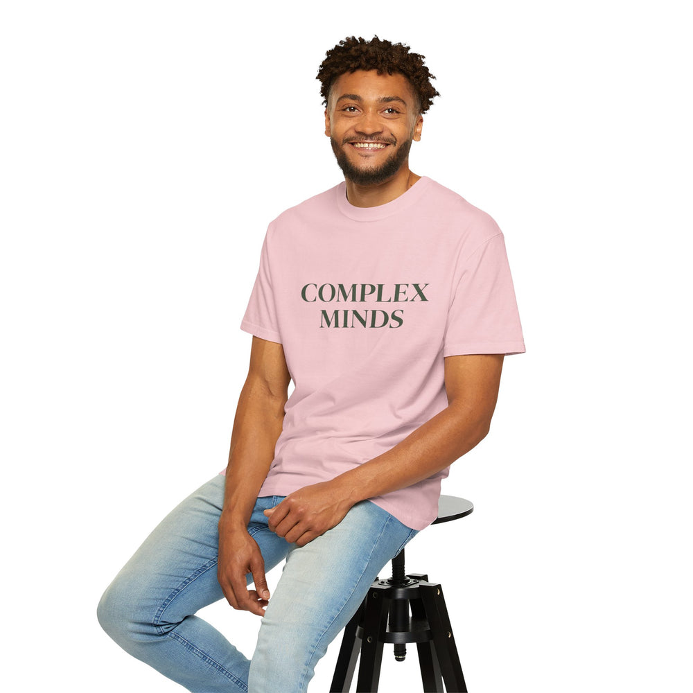 T-Shirt — "Complex Minds" Minimalist Graphic Tee