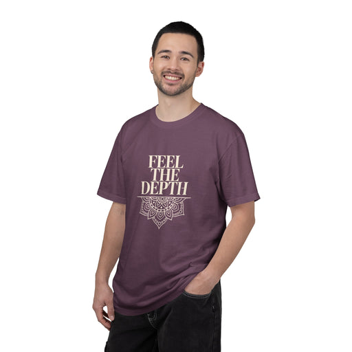 Feel The Depth T-Shirt — Mandala Graphic Spiritual Yoga Tee