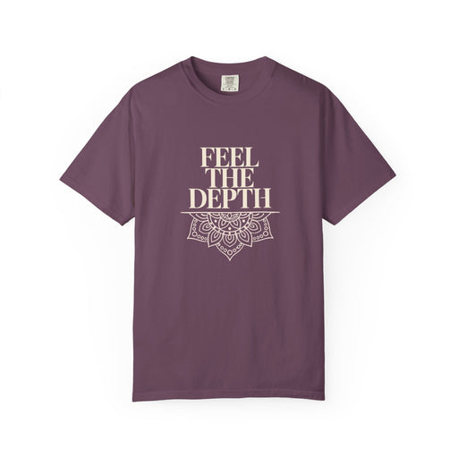 Feel The Depth T-Shirt — Mandala Graphic Spiritual Yoga Tee