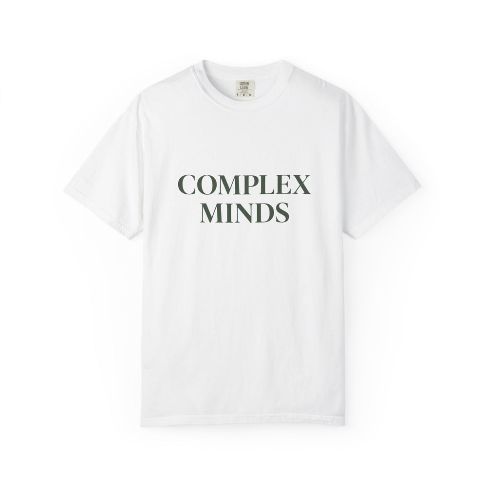 T-Shirt — "Complex Minds" Minimalist Graphic Tee