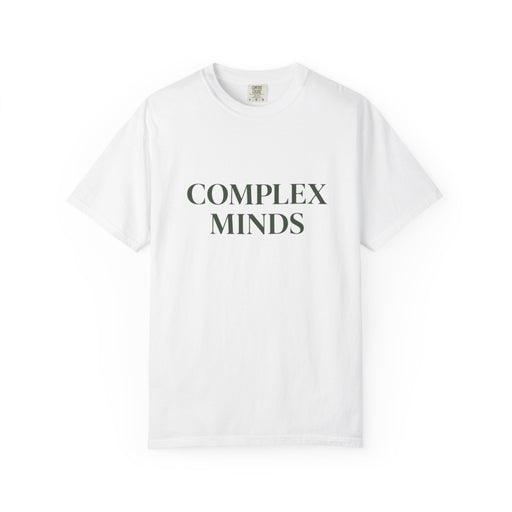 T-Shirt — "Complex Minds" Minimalist Graphic Tee