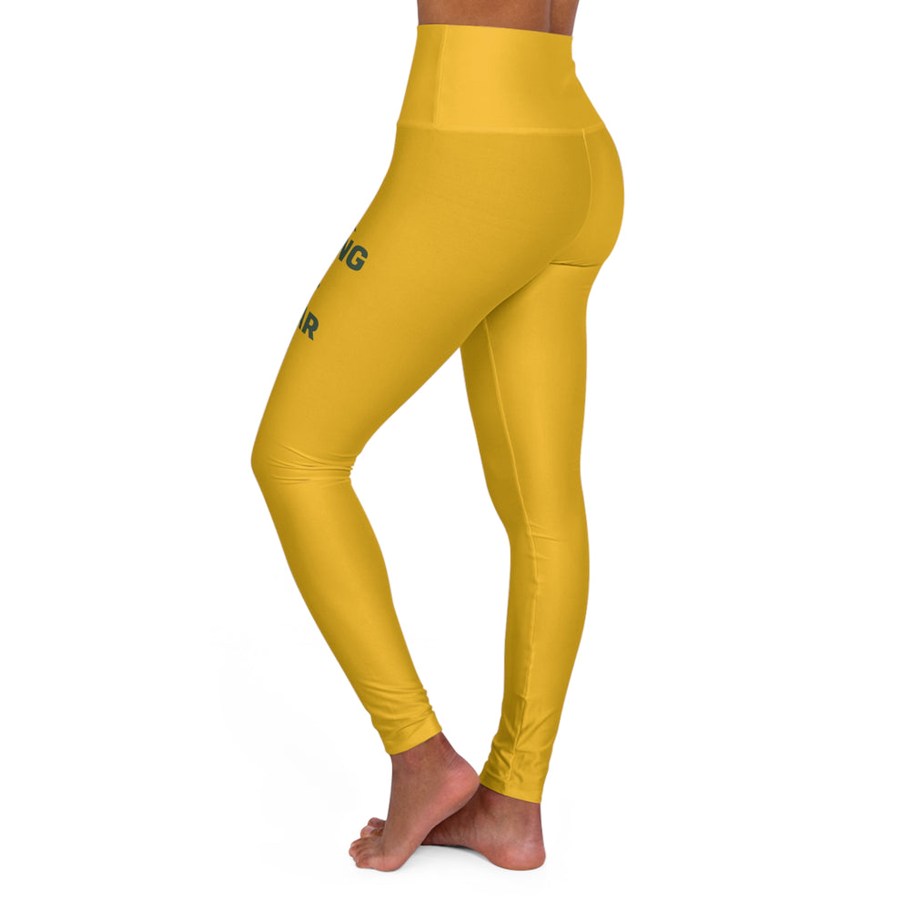 Healing Is Not Linear High-Waisted Yoga Leggings — Motivational Activewear