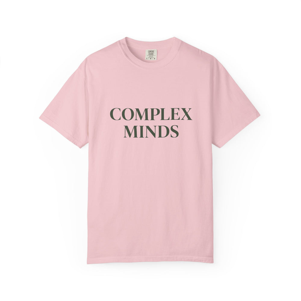 T-Shirt — "Complex Minds" Minimalist Graphic Tee