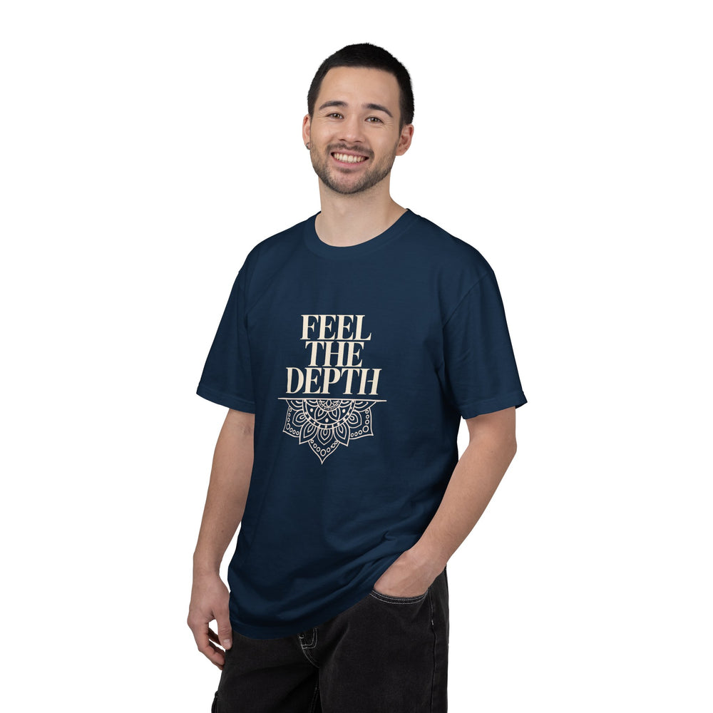 Feel The Depth T-Shirt — Mandala Graphic Spiritual Yoga Tee