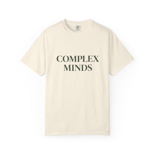 T-Shirt — "Complex Minds" Minimalist Graphic Tee