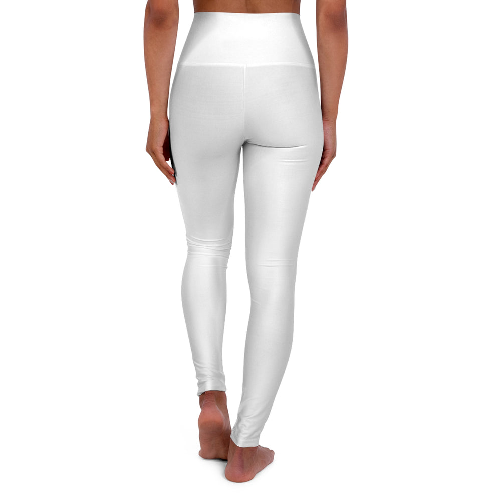 High-Waisted Yoga Leggings — "Fear Fuels My Fire" Lotus Activewear