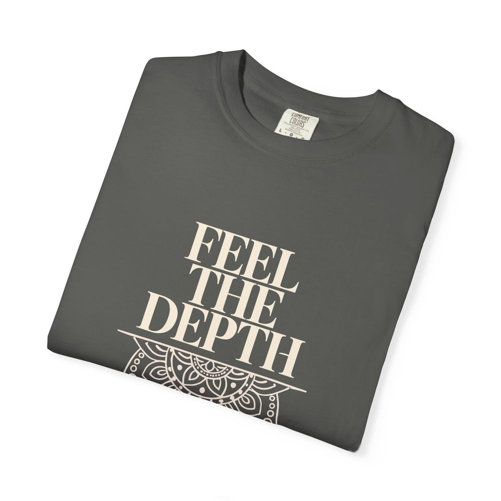 Feel The Depth T-Shirt — Mandala Graphic Spiritual Yoga Tee