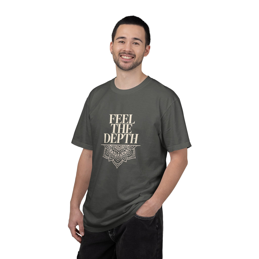Feel The Depth T-Shirt — Mandala Graphic Spiritual Yoga Tee