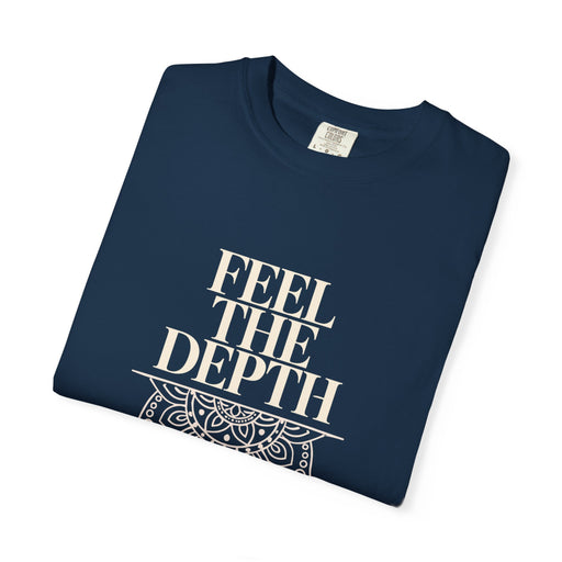 Feel The Depth T-Shirt — Mandala Graphic Spiritual Yoga Tee