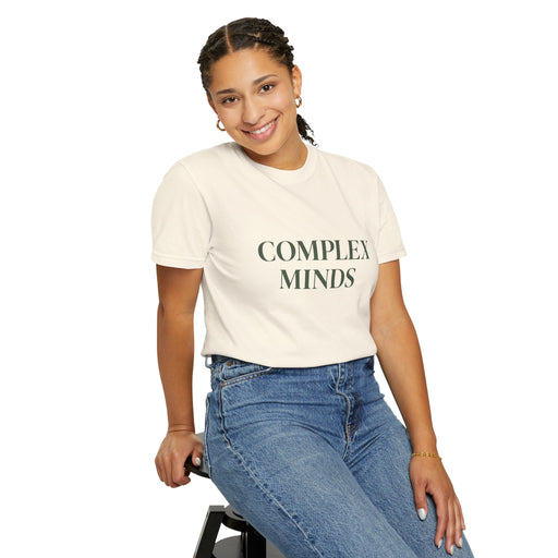 T-Shirt — "Complex Minds" Minimalist Graphic Tee