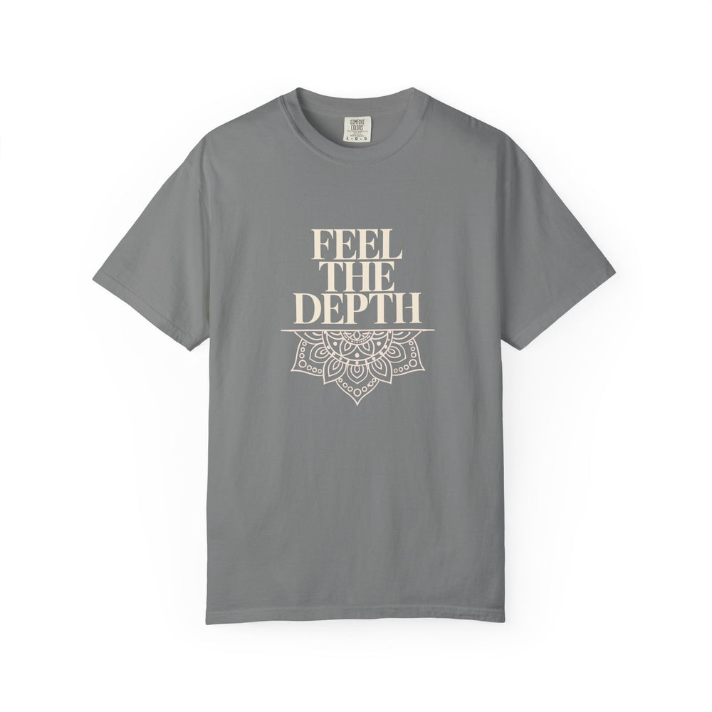 Feel The Depth T-Shirt — Mandala Graphic Spiritual Yoga Tee