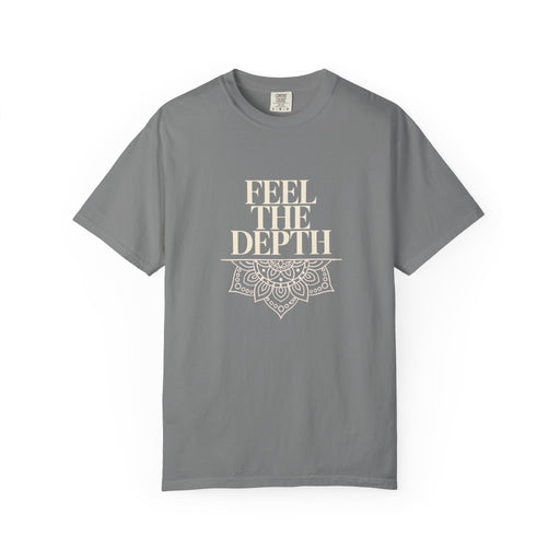 Feel The Depth T-Shirt — Mandala Graphic Spiritual Yoga Tee