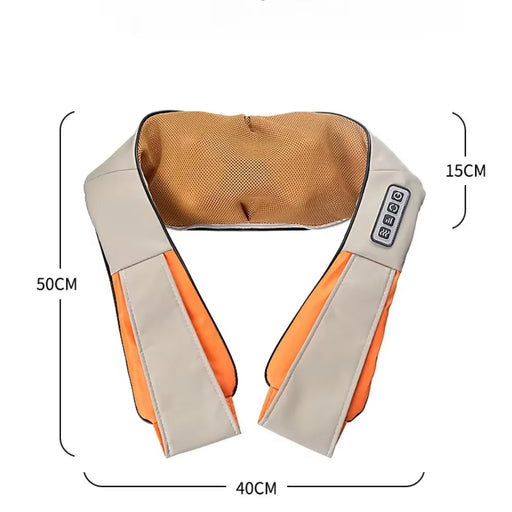 Shiatsu Neck Shoulder Massager Hot Compress Cervical Massagers Cars Home Kneading Massaging Shawl Electric Necks Waist Shawls